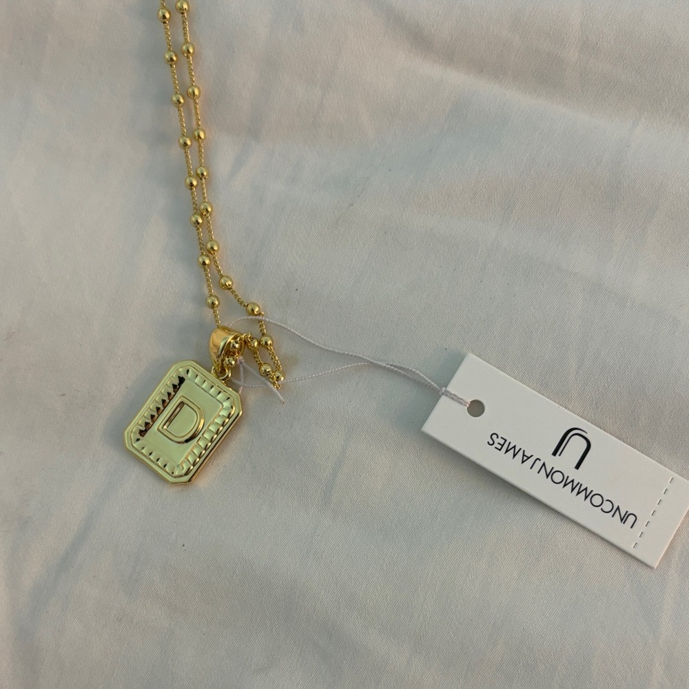 Uncommon James Gold Initial Pendant Necklace